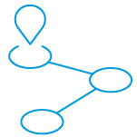 Symbol, das unseren Weg zu null Treibhausgasemissionen darstellt