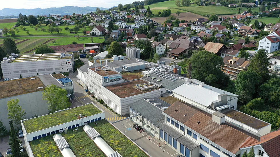 Luftaufnahme einer Flex-Site