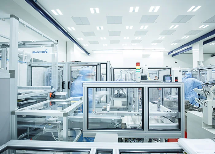 Flex Fabrik medizinische Produktionslinie