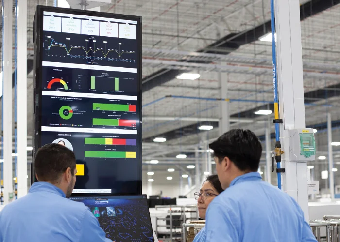 Instrumentación y control de dispositivos industriales.