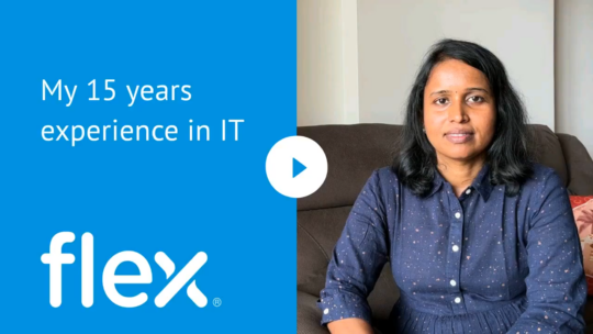 Reshmi Mukundan spricht über ihre Rolle als IT-Managerin bei Flex