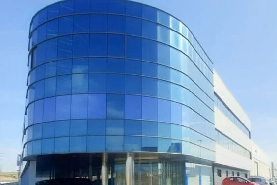 Außenansicht des Gebäudes Flex in Spanien