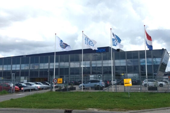 Außenansicht des Gebäudes Flex in Venray, Niederlande