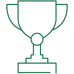 Symbol für Lieferantenbewertung (SAQ).