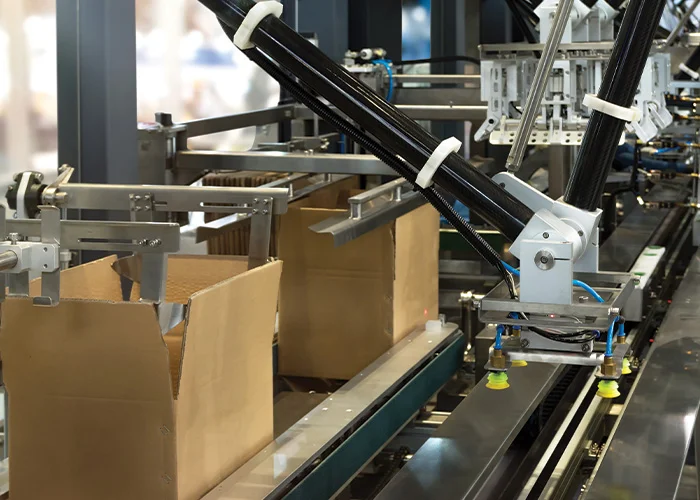 Equipos de producción y embalaje.