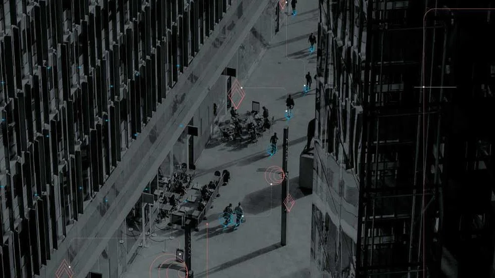 manzana de la ciudad futurista