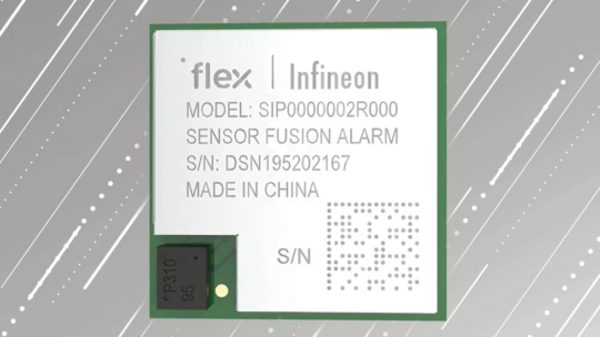Componente de computadora de fusión de sensor flex infinon