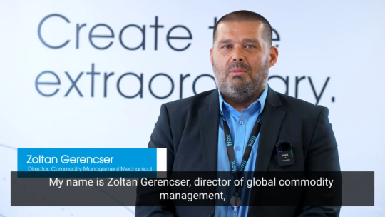 Zoltan Gerencser, Direktor Rohstoffmanagement Mechanik bei Flex
